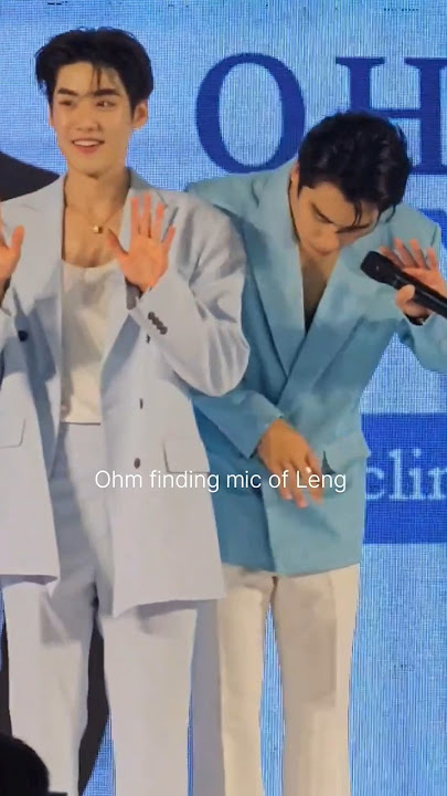 the way he finding Leng's mic on him😂#ohmleng #ohmpawat #lengso #KidnapSeries #DestinyClinicXohmleng