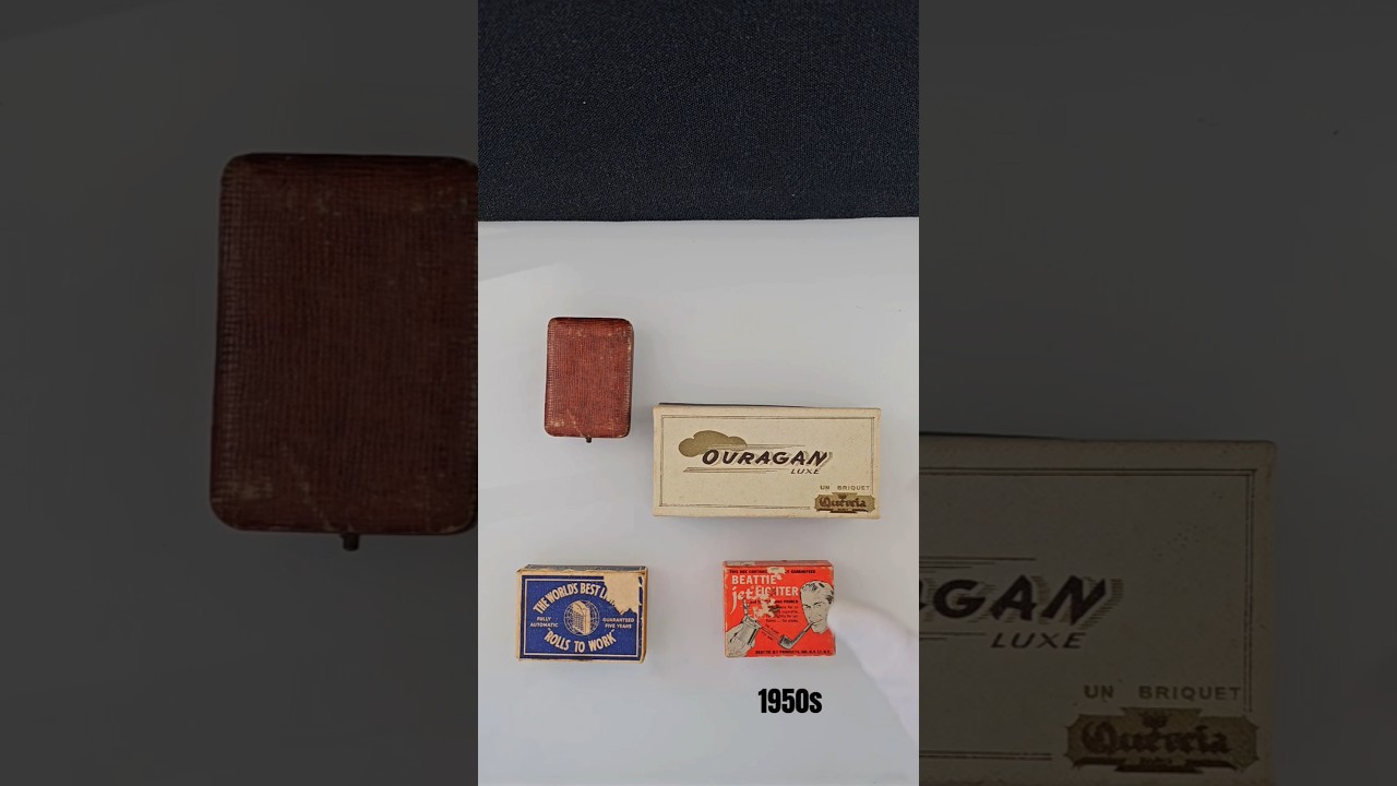Unboxing Old Lighters from 1920s to 1950s #collection #lighter #discover