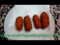 Croquetas de pollo y jamón sin gluten (gluten free)