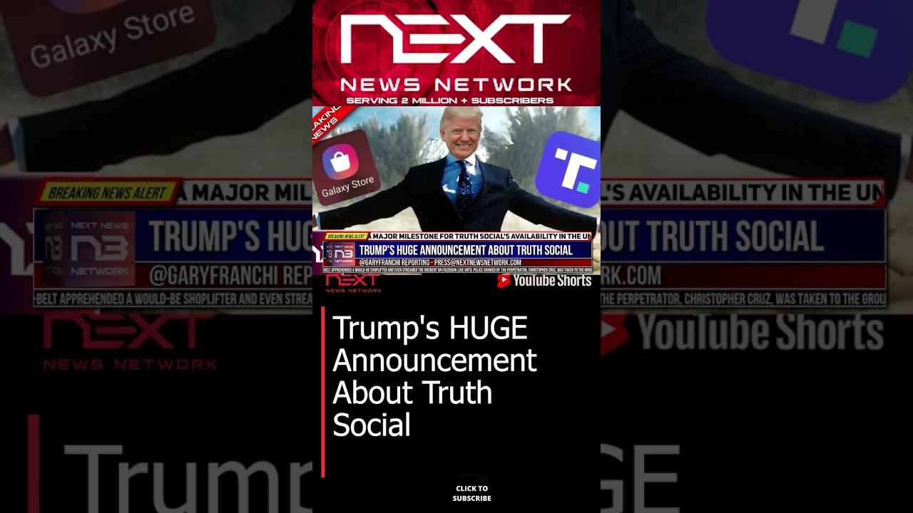 DJT S HUGE Announcement About Truth Social Shorts