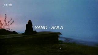 SANO - Sola // Letra