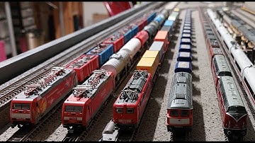 Arnhegen III (25): Running trains on a rainy Sunday afternoon. The Rail Adventure Br103 has arrived!