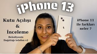 Iphone 13 Kutu Açılışı & Ön İnceleme Iphone 11 İle Farkları Neler ? Neden 13 Satın Aldım 📱 🍏