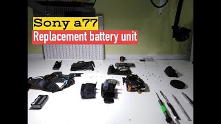 Sony slt-a77 разборка. Замена блока питания.