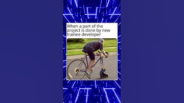 When a part of a Project is done by a Trainee `Meme 8` #developer #memes #cycling #skating