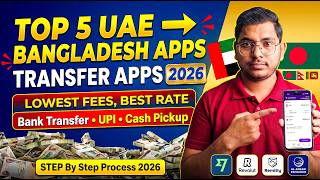 Best UAE to Bangladesh Money Transfer Apps 2026 | Top 6 Safe Fast Lowest Fee Remittance Apps
