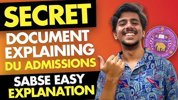 DU 2022: Everything Explained | Process, Eligibility, Stream Change