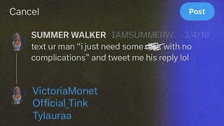 Summer Walker  Girls Need Love girls Mix with Victoria Mont Tink  Tyla