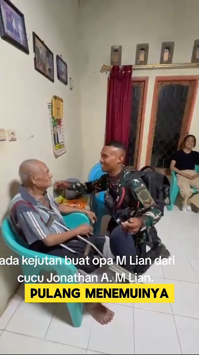 momen haru ketika prajurit TNI pulang kampung tanpa kasih tau kakek nya ‼️#tni #kakek #haru #nangis