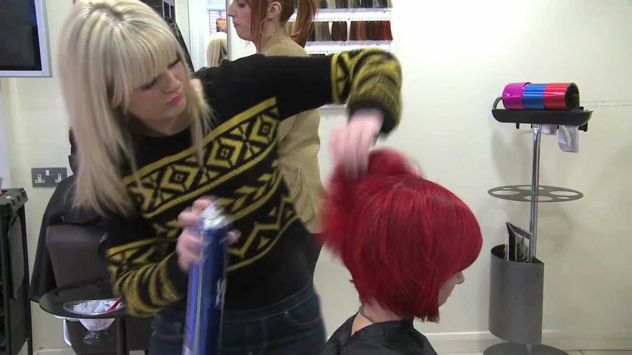 Katie Robertson Hairdressing Apprentice Highbury College, Portsmouth