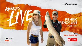 KastKing Fishing Frenzy Live- JIM CROWLEY OUTDOORS PLUS BIG IN LIVE GIVEAWAY-