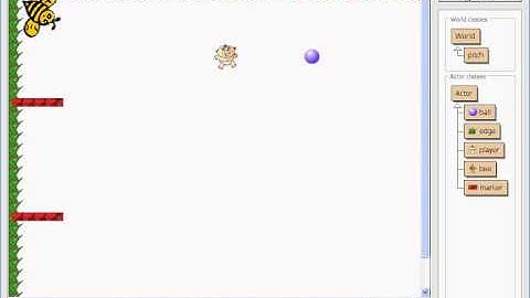 Greenfoot Baby Kicking the Ball