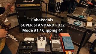 (記録用)UNIVOX SUPER FUZZ v.s. BOSS HYPER FUZZ FZ-2 v.s. CabaPedals SUPER STANDARD FUZZ proto