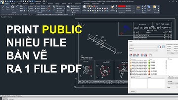 Hướng dẫn in/ xuất nhiều file bản vẽ CAD DWG ra một file PDF - Progecad Print Public Multi-files