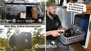 A DISHWASHER In a Camper VAN? Meet BOB THE MINI DISHWASHER By DaanTech!