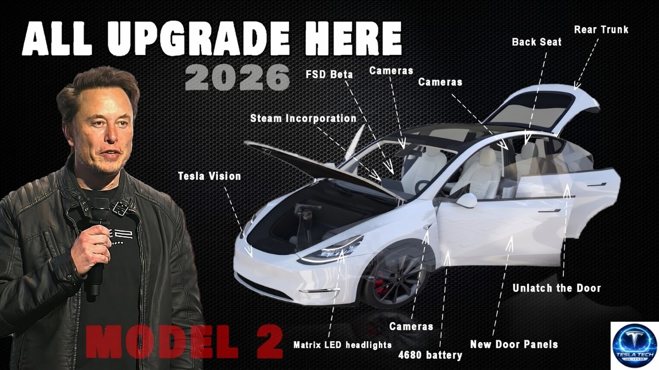 All You Need to Know: The 2026 Model 2 of Tesla EV With New Upgrade,
