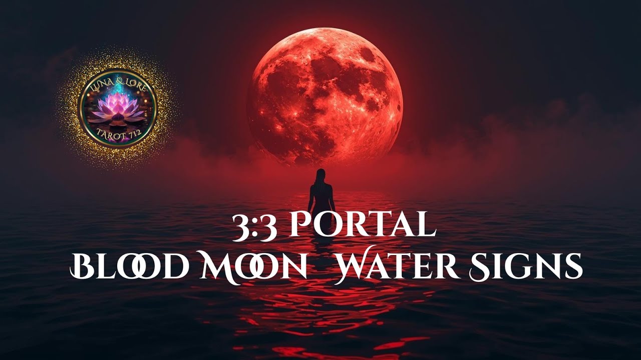 The Blood Moon Eclipse 2026 – Water Signs Deep Revelation #lunaloretarot712 #bloodmoon #trending