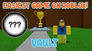 How to Get Vault Ending in easiest game on roblox! | ROBLOX