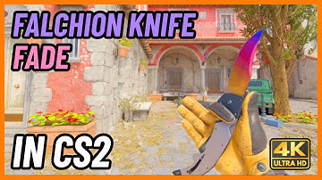 ★ CS2 Falchion Knife Fade | CS2 Knife In-Game Showcase [4K]