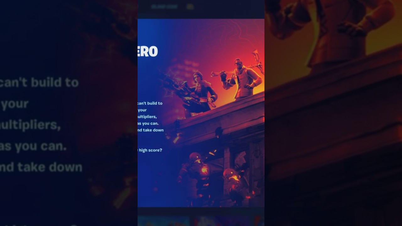 HOW TO PLAY HORDE RUSH MAP CODE IN FORTNITE CHAPTER 4 SEASON 4!