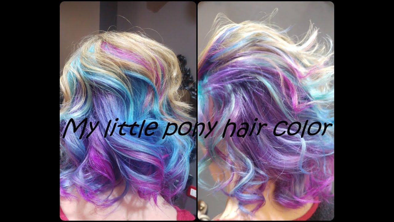 my little pony hair color