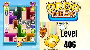 Drop The Cat Level 406 Walkthrough Solution 