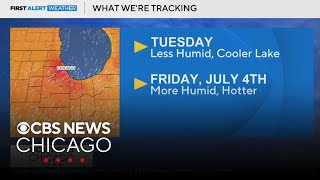 Less humid, cooler by lake on Tuesday in Chicago