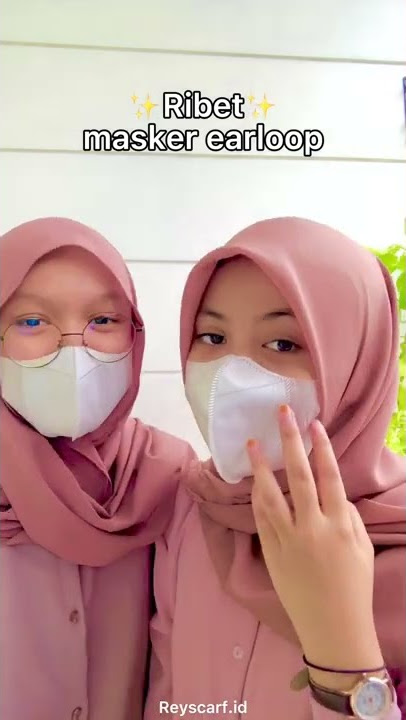 Tunik Zada - By Reyscarf.id | Tipe-Tipe Cewe Pakai Masker Hijab