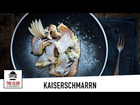 Chef Wolfgang Puck makes the classic Austrian dessert, the Kaiserschmarren in the Spago Singapore ki. 