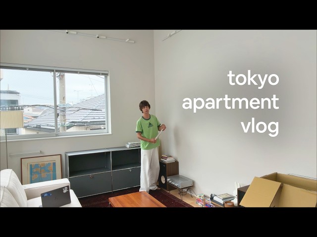 settling into my new tokyo apartment - YouTube