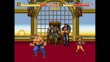 Streets of Rage 2 - MAX4 & BLAZE4 Playthrough (SOR4 Sprites)