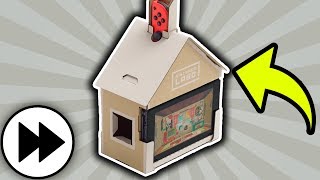 Making The Nintendo Labo Toy-Con House! ⏩ 4X FASTER