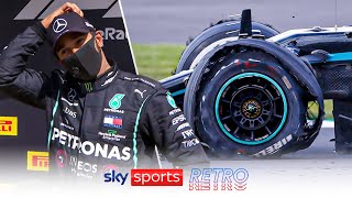 When Lewis Hamilton won British Grand Prix with three wheels