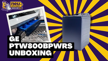 GE Profile PTW800BPWRS Smart Top Load Washer Unboxing | With Alexa & SmartDispense!