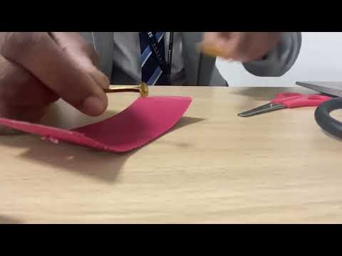 Using split pins for moving parts 