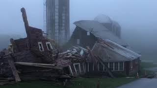 Old barn tear down