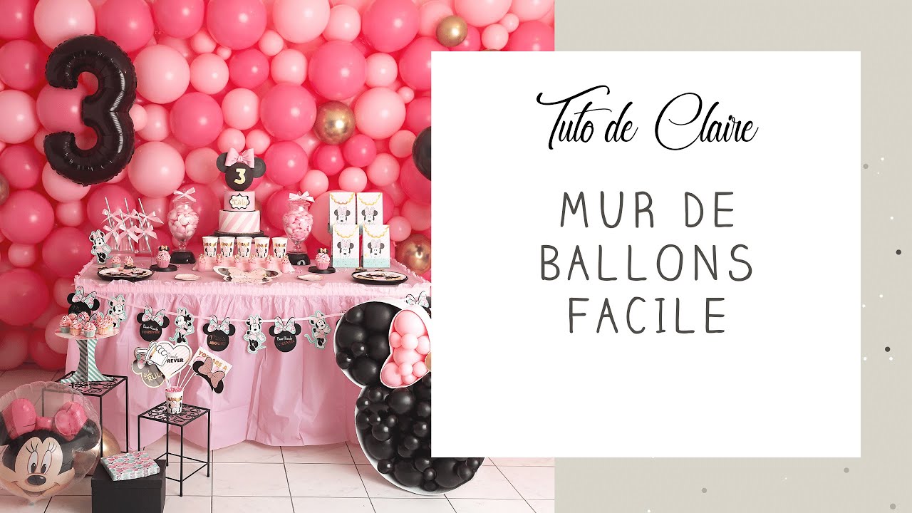Comment Realiser Un Mur De Ballons Organiques Les Tutos De Claire Youtube