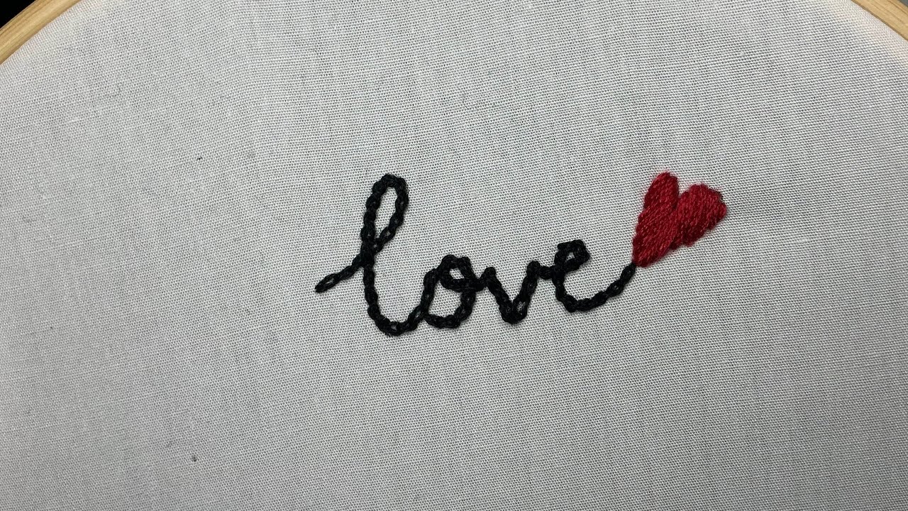 A heart to my valentine 💌 #embroidery #handembroideryforbeginners