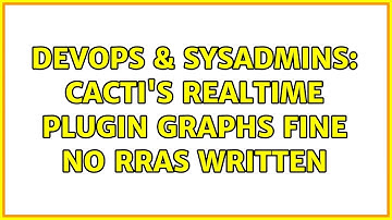 DevOps & SysAdmins: Cacti