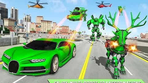 Deer Robot Car Transforming Battle Game