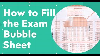 How to Fill the Exam Bubble Sheet |  Health Science Center