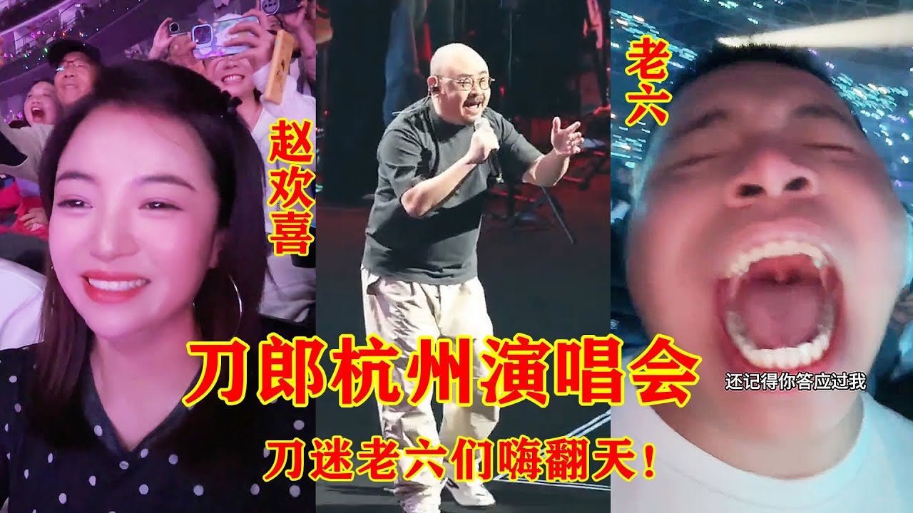 刀郎杭州演唱会刀迷老六赵欢喜嗨翻天！万人大合唱差点掀翻屋顶！