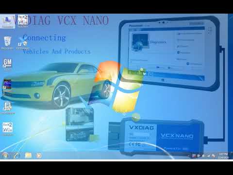 How to install VXDIAG VCX NANO for GM OPEL