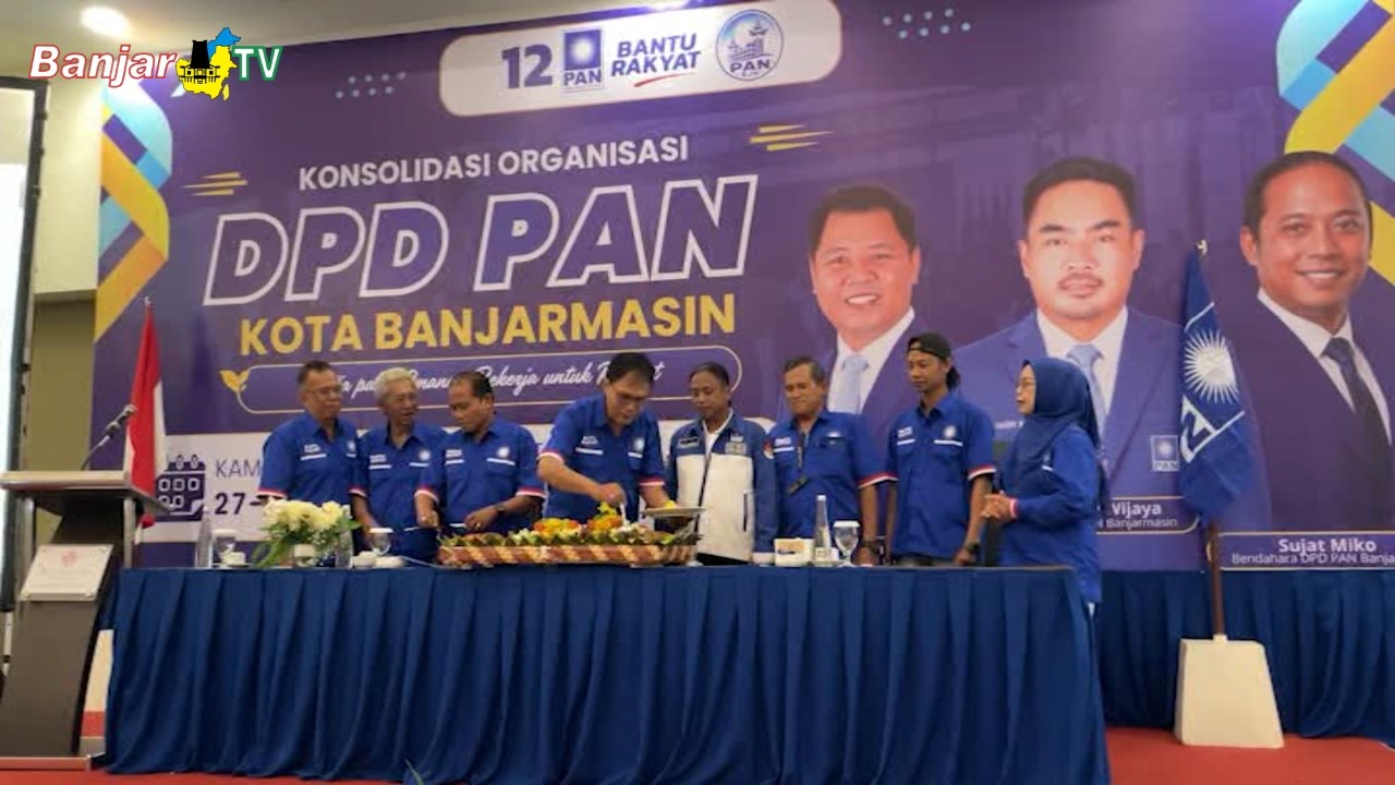 PAN BANJARMASIN KONSOLIDASI 52 KELURAHAN PERKUAT MESIN POLITIK HADAPI PEMILU