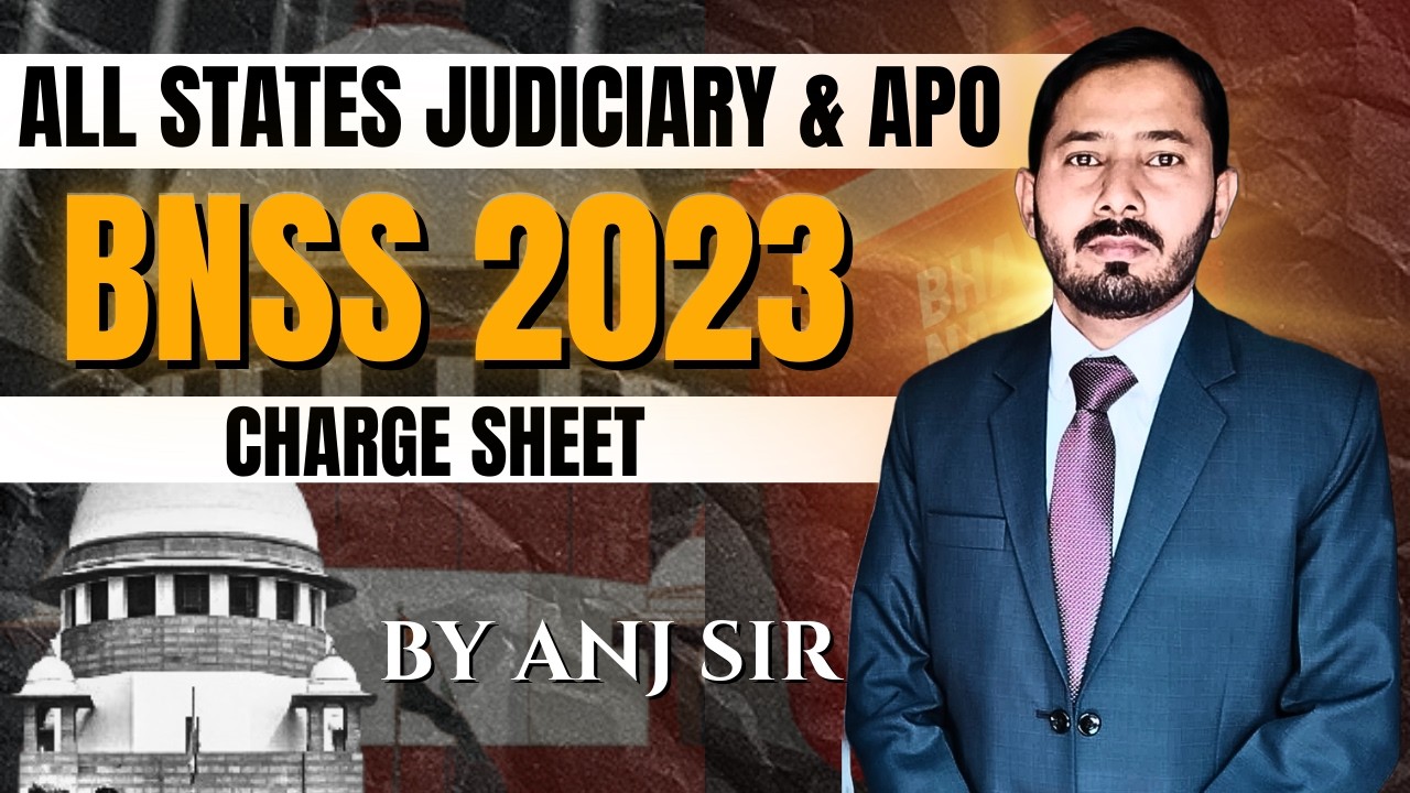 Charge Sheet, Police report, Final Report & Jurisdiction Section 193(3)| BNSS 2023 | ANJ Law Classes