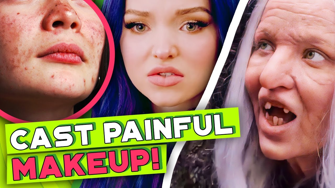 Descendants Cast Painful Makeup And Costume Transformations | The Catcher