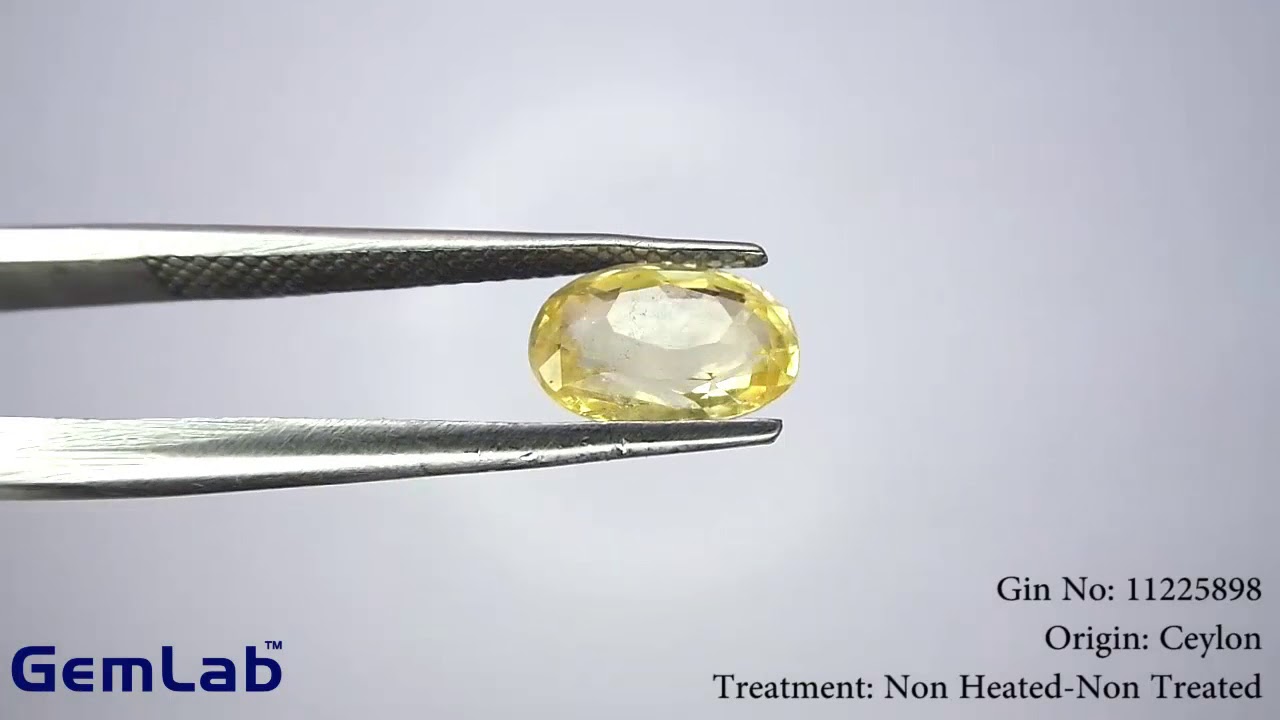 Yellow Sapphire Pre 3+ 2.15ct 