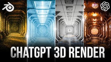 End of 3D Pre-Viz? ChatGPT can Render AMAZING 3D Scene in Blender Now | FREE Prompt Template