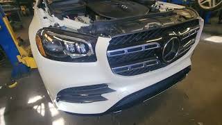 MERCEDES GLS 580 AMG 63 X167 4MATIC ENGINE MOTOR AIR FILTER ELEMENT HOW TO SERVICE CHANGE REPLACE