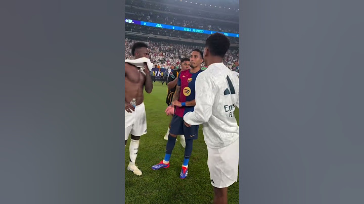 🇧🇷 Viní, Rodrygo, Militão et Raphinha après le match. #realmadrid